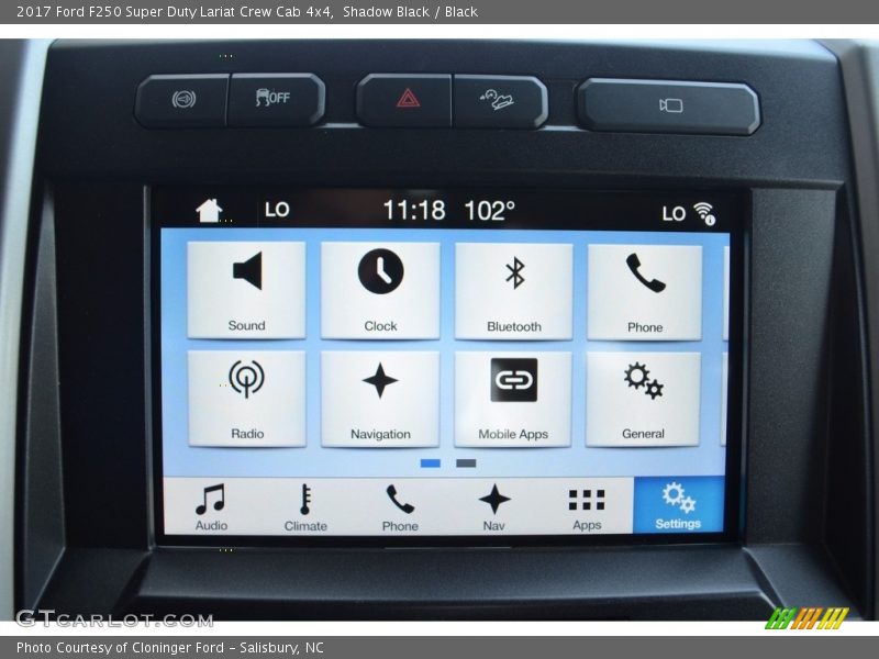 Shadow Black / Black 2017 Ford F250 Super Duty Lariat Crew Cab 4x4