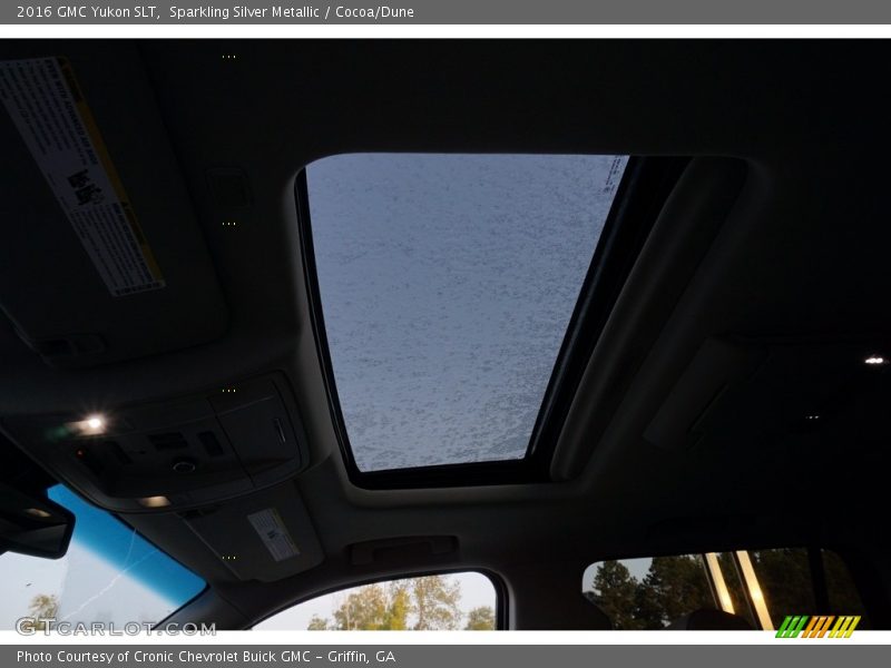 Sparkling Silver Metallic / Cocoa/Dune 2016 GMC Yukon SLT