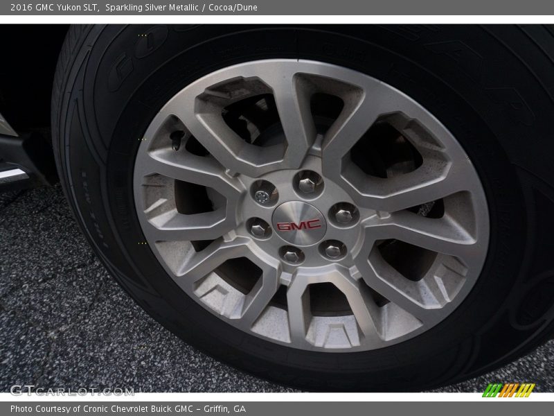 Sparkling Silver Metallic / Cocoa/Dune 2016 GMC Yukon SLT