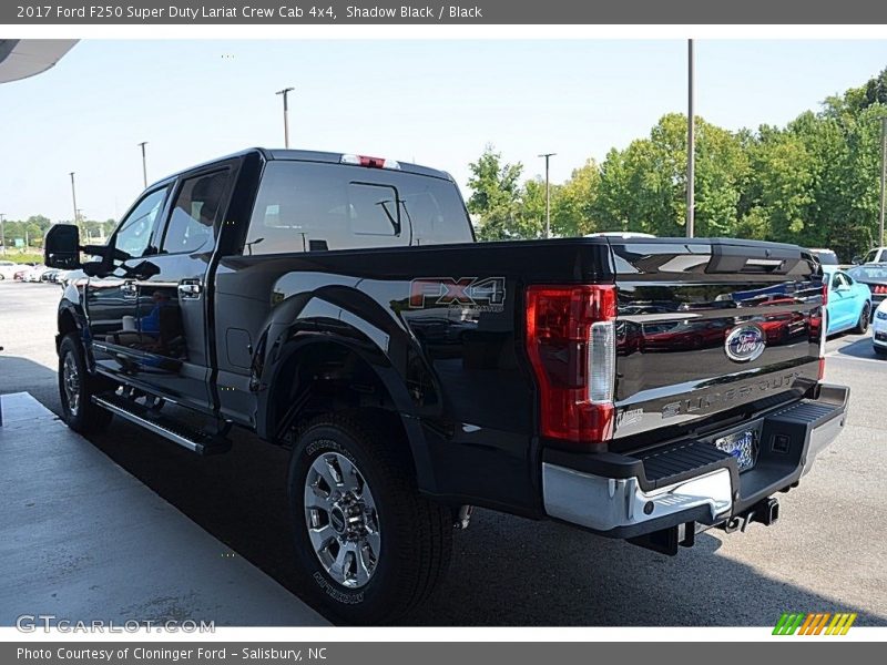 Shadow Black / Black 2017 Ford F250 Super Duty Lariat Crew Cab 4x4