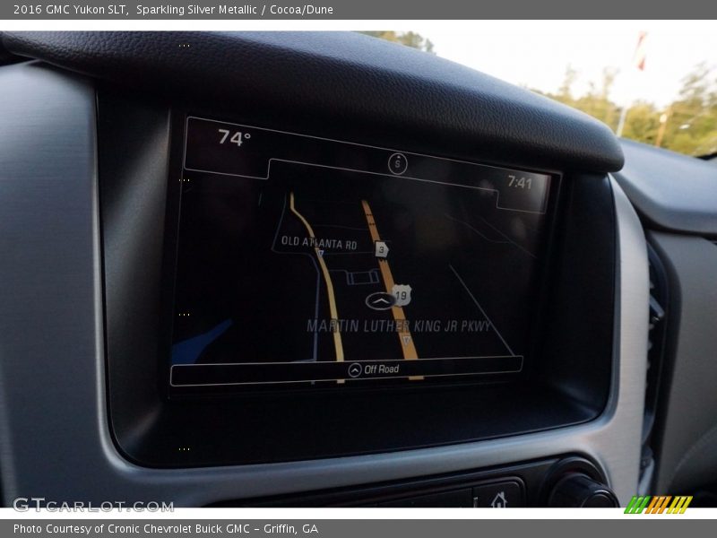 Sparkling Silver Metallic / Cocoa/Dune 2016 GMC Yukon SLT