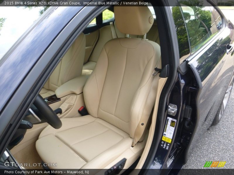 Imperial Blue Metallic / Venetian Beige 2015 BMW 4 Series 428i xDrive Gran Coupe