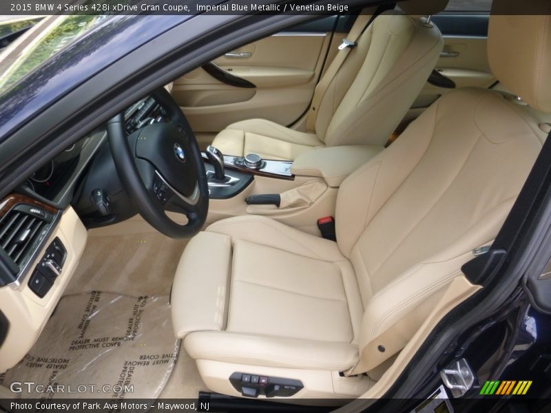 Imperial Blue Metallic / Venetian Beige 2015 BMW 4 Series 428i xDrive Gran Coupe
