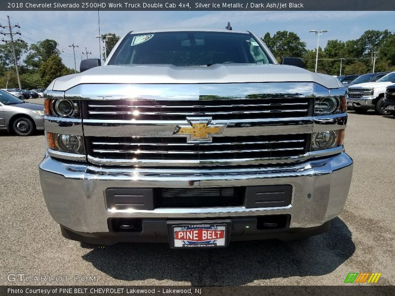 Silver Ice Metallic / Dark Ash/Jet Black 2018 Chevrolet Silverado 2500HD Work Truck Double Cab 4x4