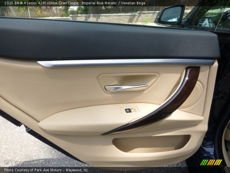 Imperial Blue Metallic / Venetian Beige 2015 BMW 4 Series 428i xDrive Gran Coupe
