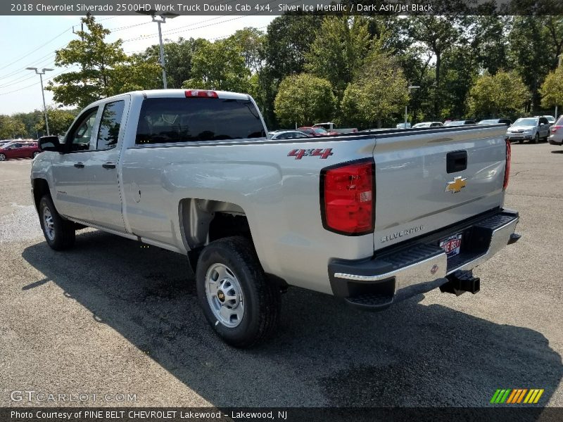 Silver Ice Metallic / Dark Ash/Jet Black 2018 Chevrolet Silverado 2500HD Work Truck Double Cab 4x4