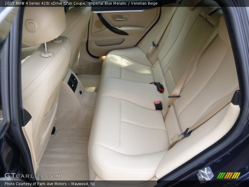 Imperial Blue Metallic / Venetian Beige 2015 BMW 4 Series 428i xDrive Gran Coupe