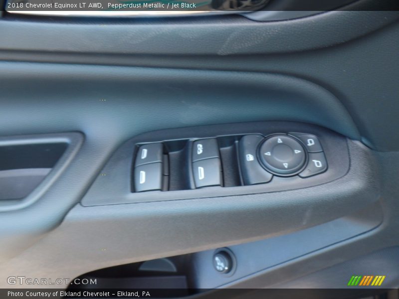 Pepperdust Metallic / Jet Black 2018 Chevrolet Equinox LT AWD