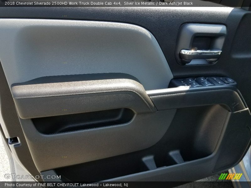 Silver Ice Metallic / Dark Ash/Jet Black 2018 Chevrolet Silverado 2500HD Work Truck Double Cab 4x4