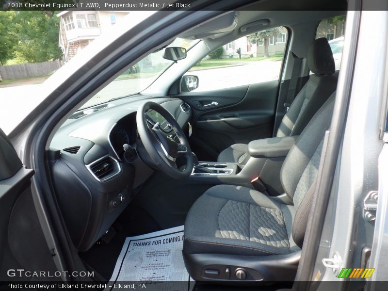 Pepperdust Metallic / Jet Black 2018 Chevrolet Equinox LT AWD