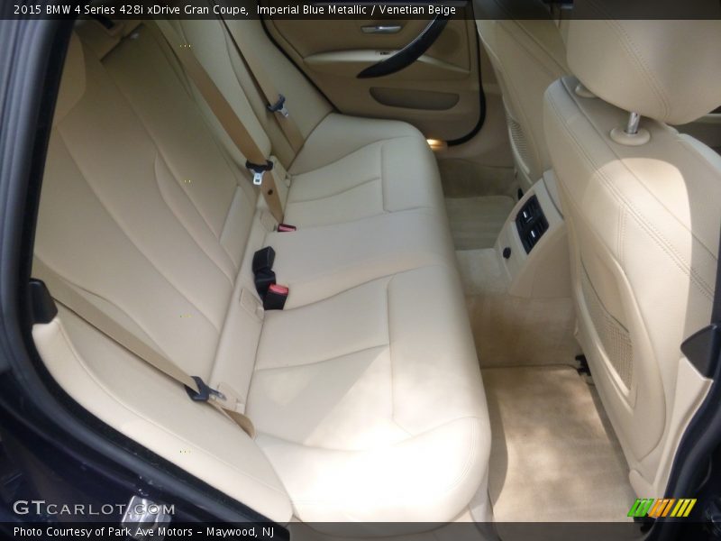 Imperial Blue Metallic / Venetian Beige 2015 BMW 4 Series 428i xDrive Gran Coupe