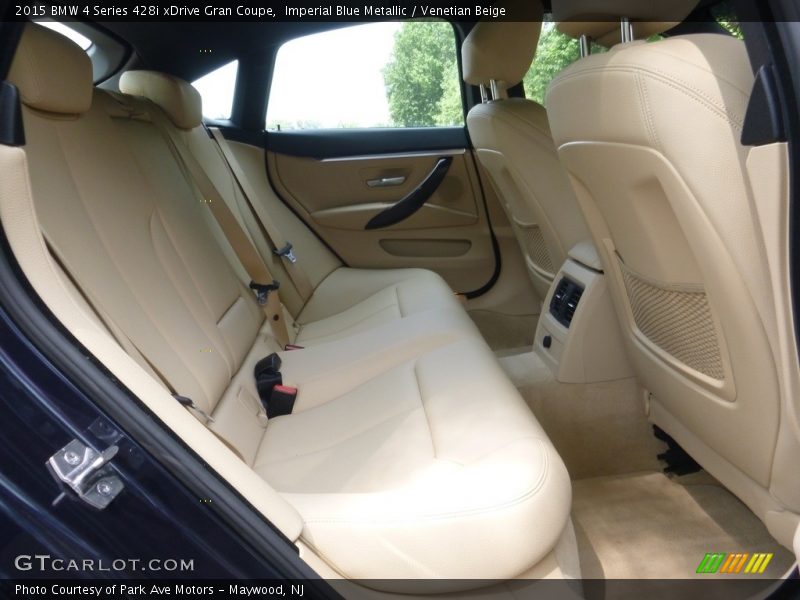 Imperial Blue Metallic / Venetian Beige 2015 BMW 4 Series 428i xDrive Gran Coupe