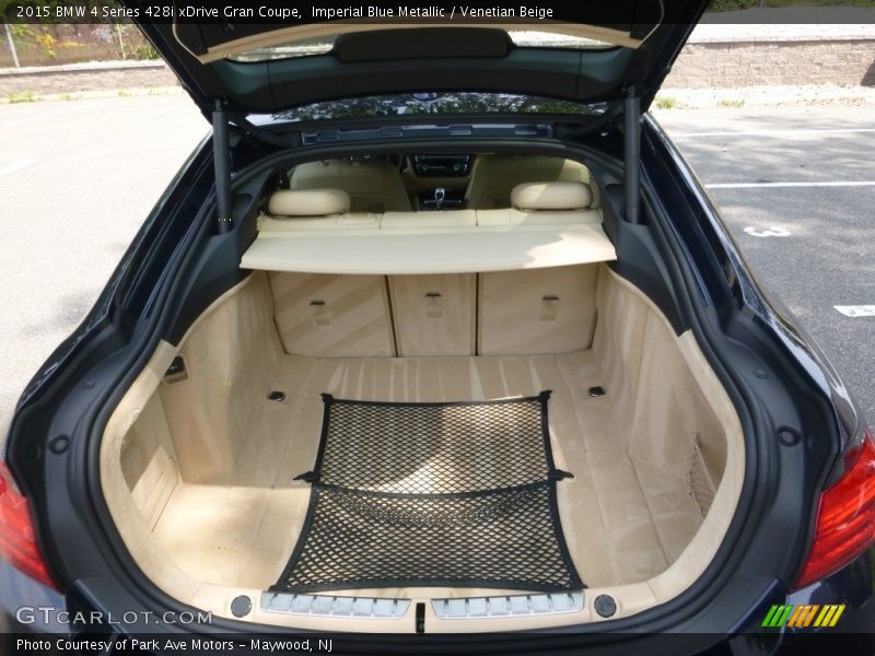 Imperial Blue Metallic / Venetian Beige 2015 BMW 4 Series 428i xDrive Gran Coupe