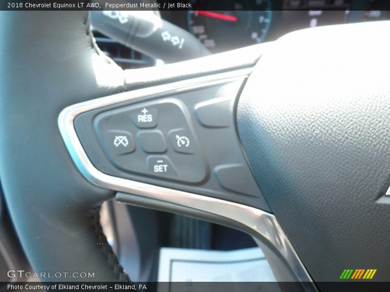 Pepperdust Metallic / Jet Black 2018 Chevrolet Equinox LT AWD