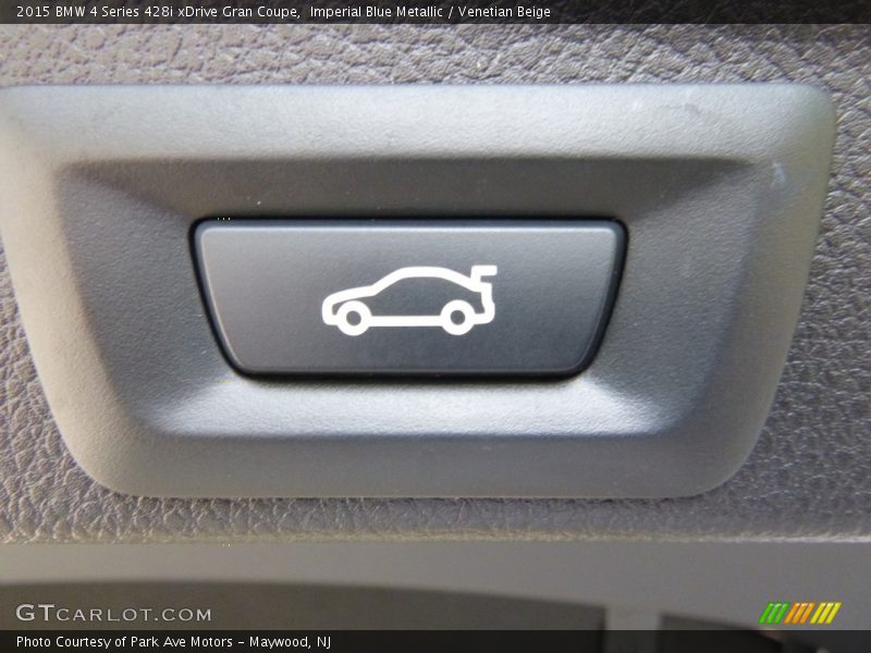 Imperial Blue Metallic / Venetian Beige 2015 BMW 4 Series 428i xDrive Gran Coupe
