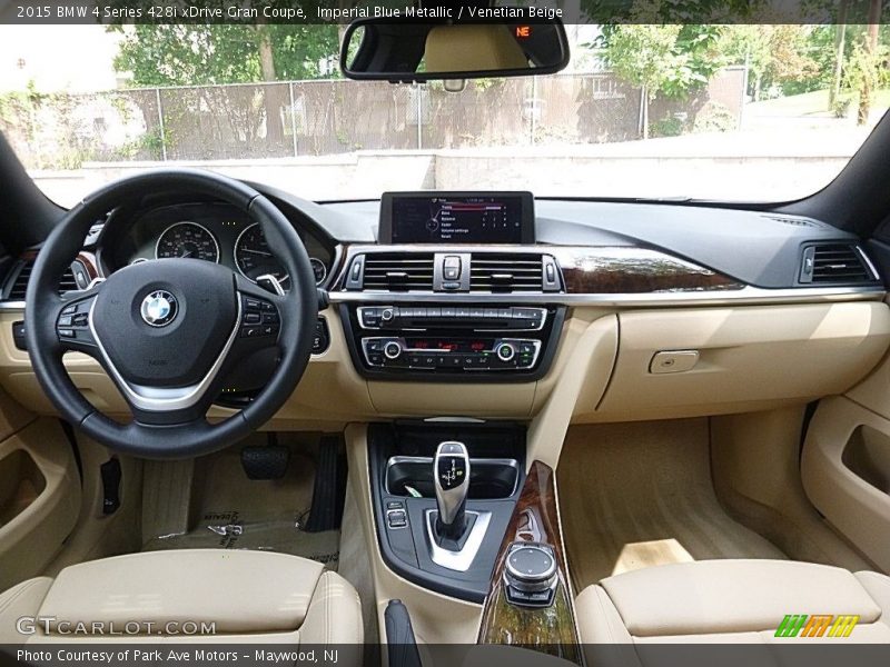 Imperial Blue Metallic / Venetian Beige 2015 BMW 4 Series 428i xDrive Gran Coupe