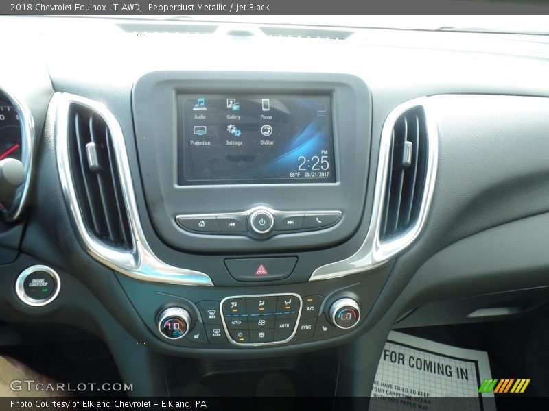 Pepperdust Metallic / Jet Black 2018 Chevrolet Equinox LT AWD