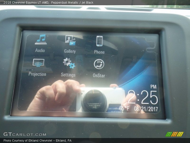Pepperdust Metallic / Jet Black 2018 Chevrolet Equinox LT AWD