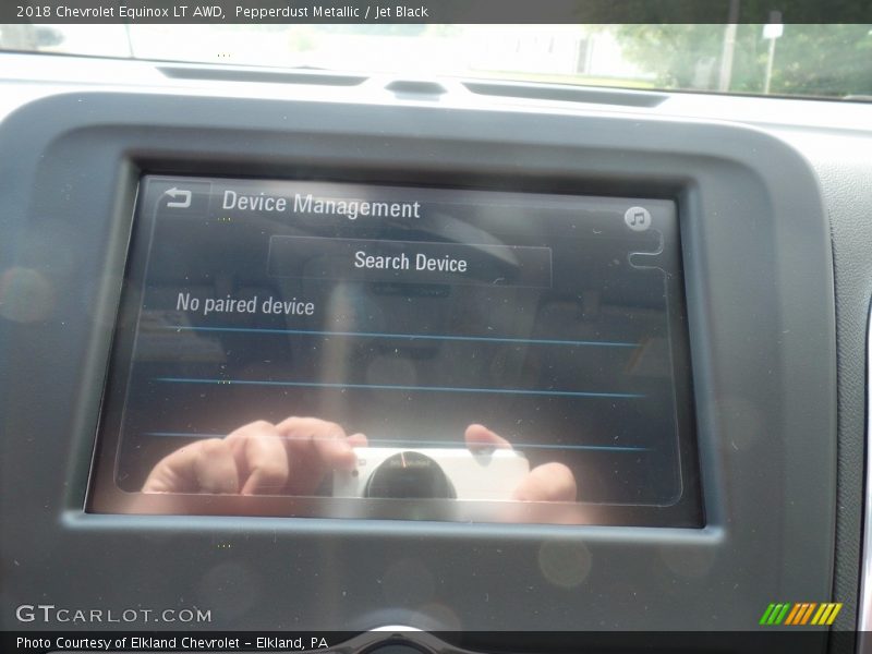 Pepperdust Metallic / Jet Black 2018 Chevrolet Equinox LT AWD