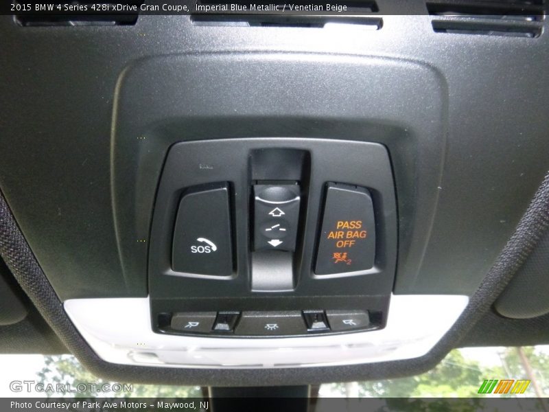 Imperial Blue Metallic / Venetian Beige 2015 BMW 4 Series 428i xDrive Gran Coupe