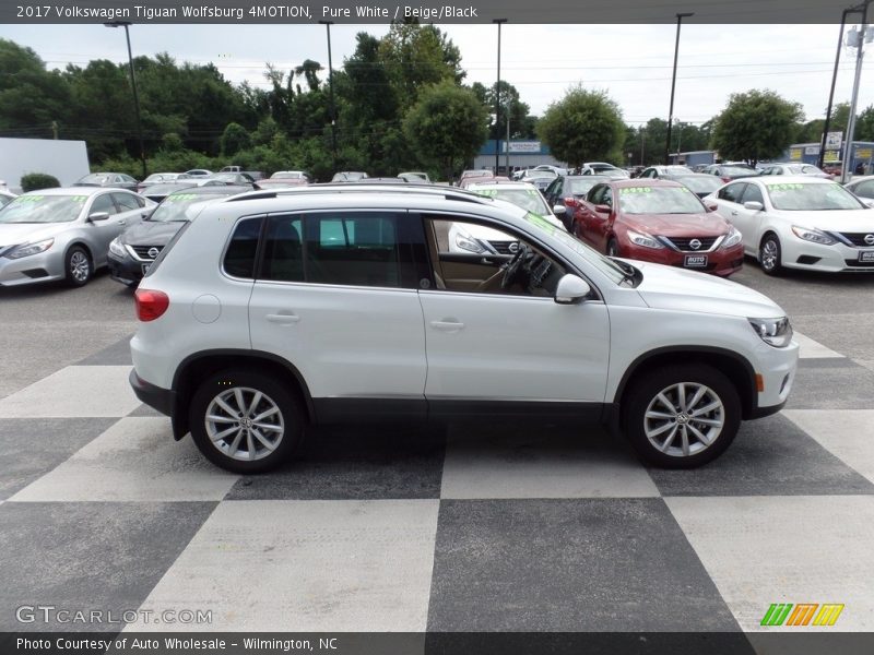 Pure White / Beige/Black 2017 Volkswagen Tiguan Wolfsburg 4MOTION