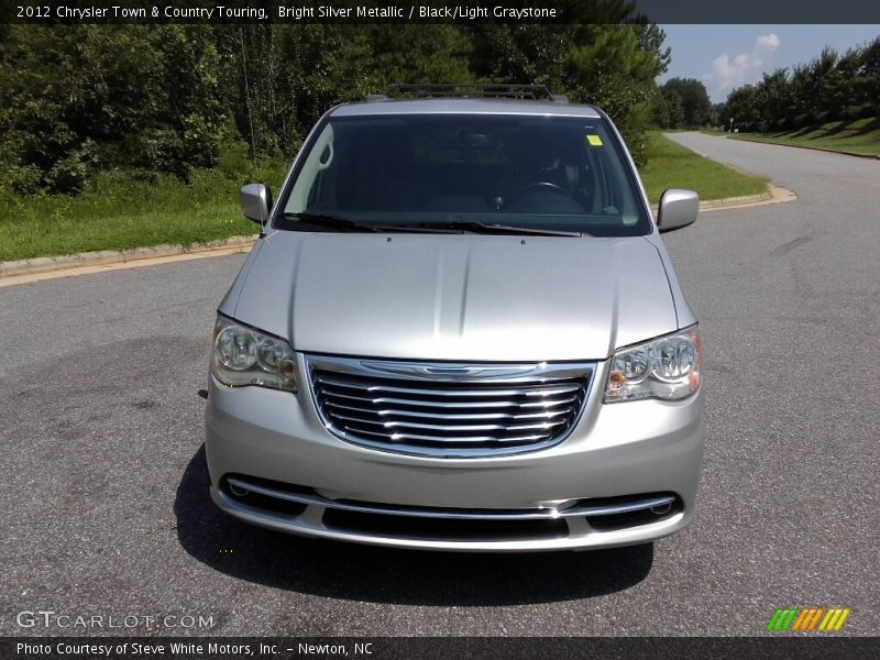 Bright Silver Metallic / Black/Light Graystone 2012 Chrysler Town & Country Touring