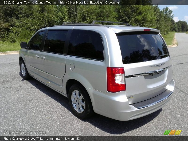 Bright Silver Metallic / Black/Light Graystone 2012 Chrysler Town & Country Touring