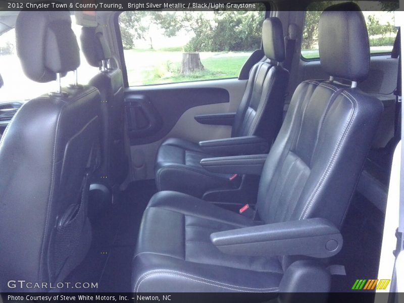 Bright Silver Metallic / Black/Light Graystone 2012 Chrysler Town & Country Touring