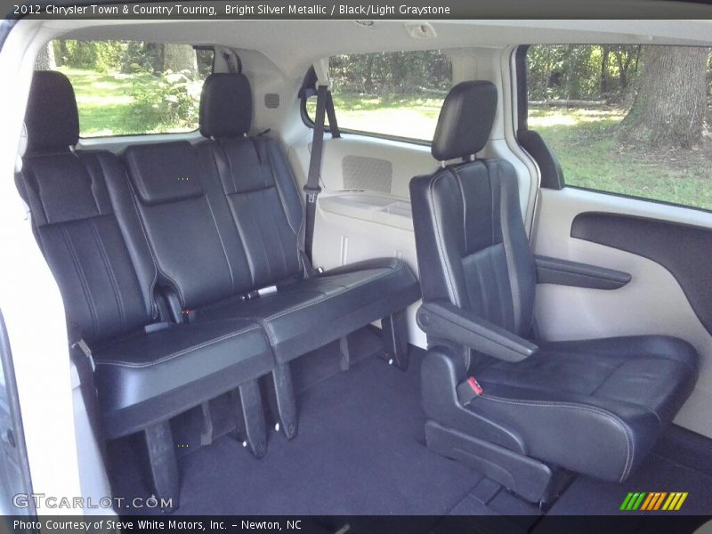 Bright Silver Metallic / Black/Light Graystone 2012 Chrysler Town & Country Touring