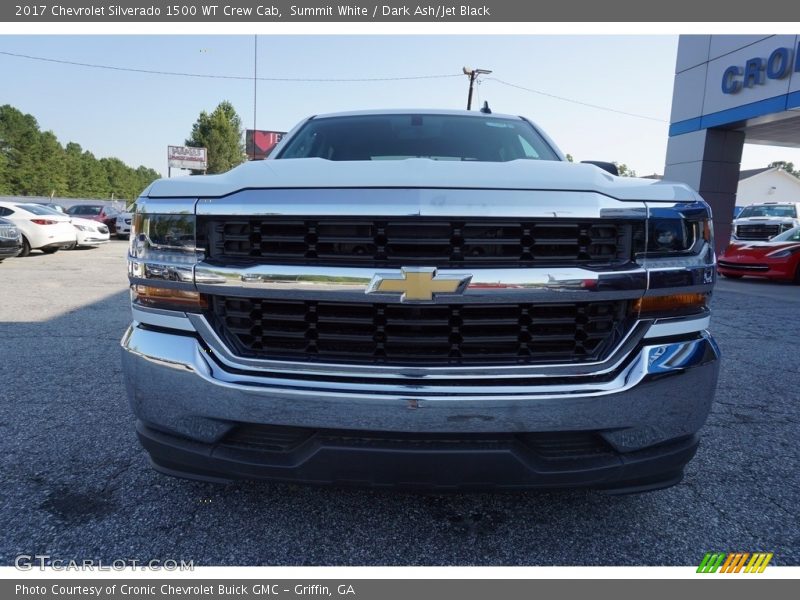 Summit White / Dark Ash/Jet Black 2017 Chevrolet Silverado 1500 WT Crew Cab