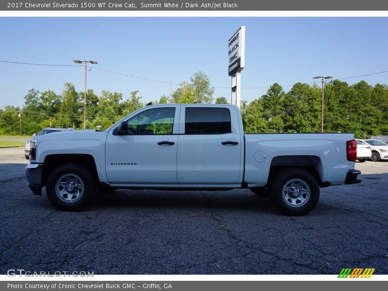 Summit White / Dark Ash/Jet Black 2017 Chevrolet Silverado 1500 WT Crew Cab