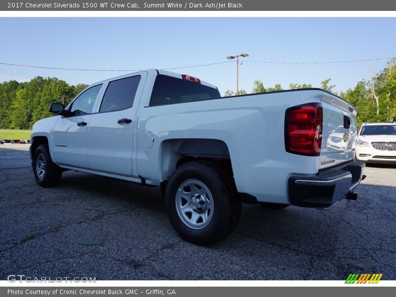 Summit White / Dark Ash/Jet Black 2017 Chevrolet Silverado 1500 WT Crew Cab