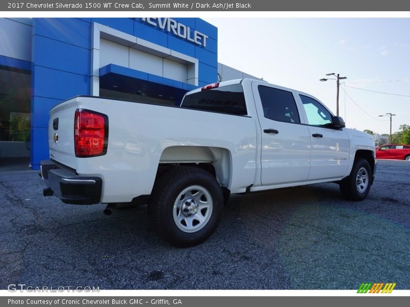 Summit White / Dark Ash/Jet Black 2017 Chevrolet Silverado 1500 WT Crew Cab