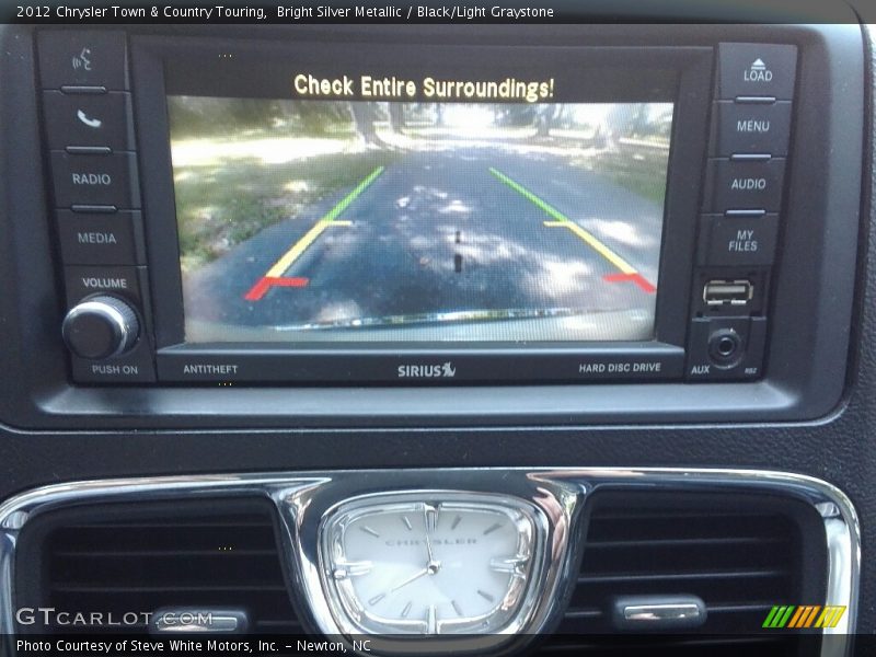 Bright Silver Metallic / Black/Light Graystone 2012 Chrysler Town & Country Touring