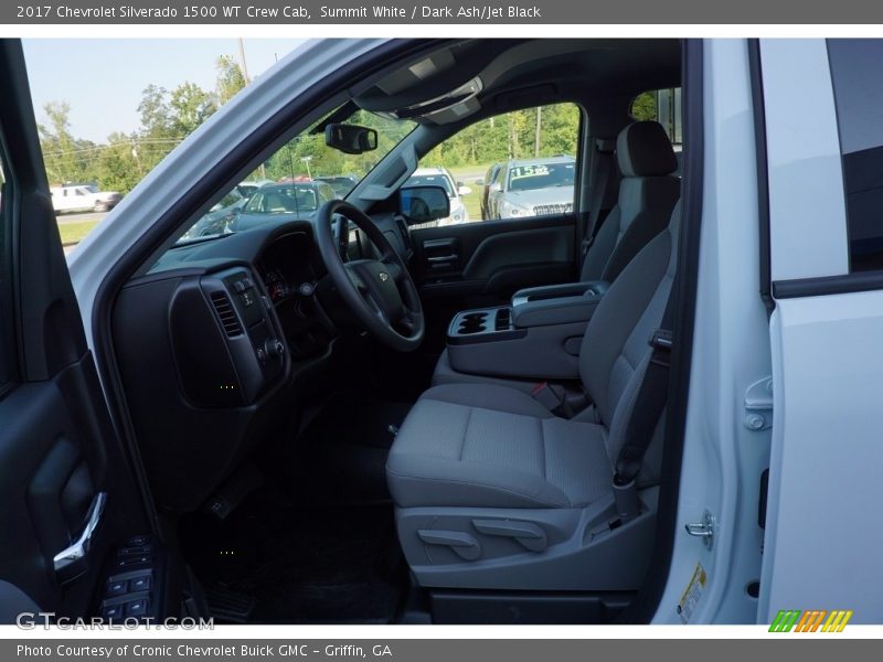 Summit White / Dark Ash/Jet Black 2017 Chevrolet Silverado 1500 WT Crew Cab