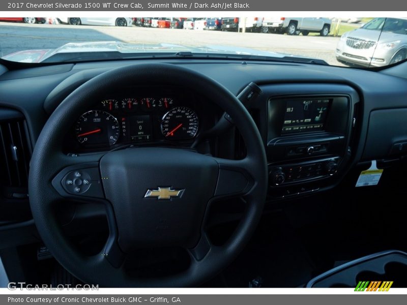 Summit White / Dark Ash/Jet Black 2017 Chevrolet Silverado 1500 WT Crew Cab
