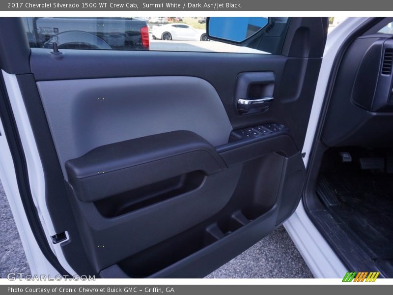 Summit White / Dark Ash/Jet Black 2017 Chevrolet Silverado 1500 WT Crew Cab