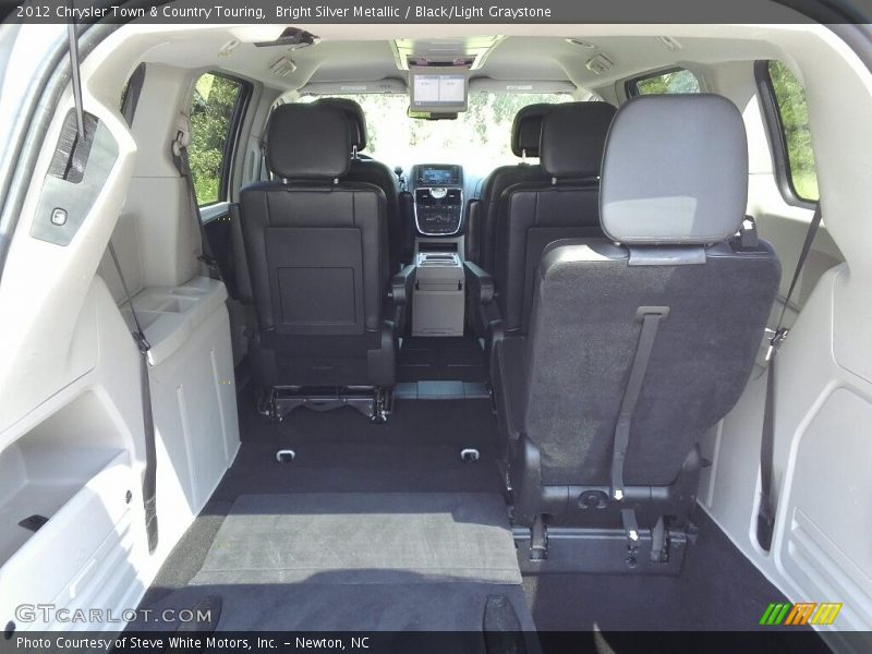 Bright Silver Metallic / Black/Light Graystone 2012 Chrysler Town & Country Touring