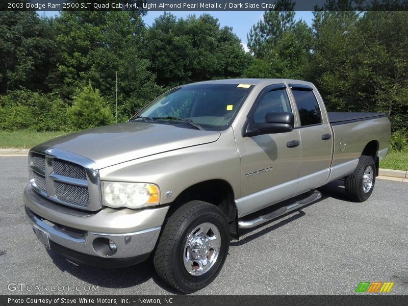 Light Almond Pearl Metallic / Dark Slate Gray 2003 Dodge Ram 2500 SLT Quad Cab 4x4