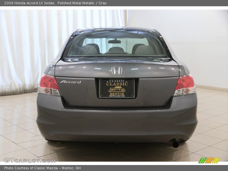 Polished Metal Metallic / Gray 2009 Honda Accord LX Sedan