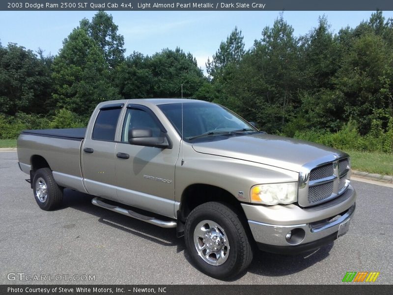 Light Almond Pearl Metallic / Dark Slate Gray 2003 Dodge Ram 2500 SLT Quad Cab 4x4