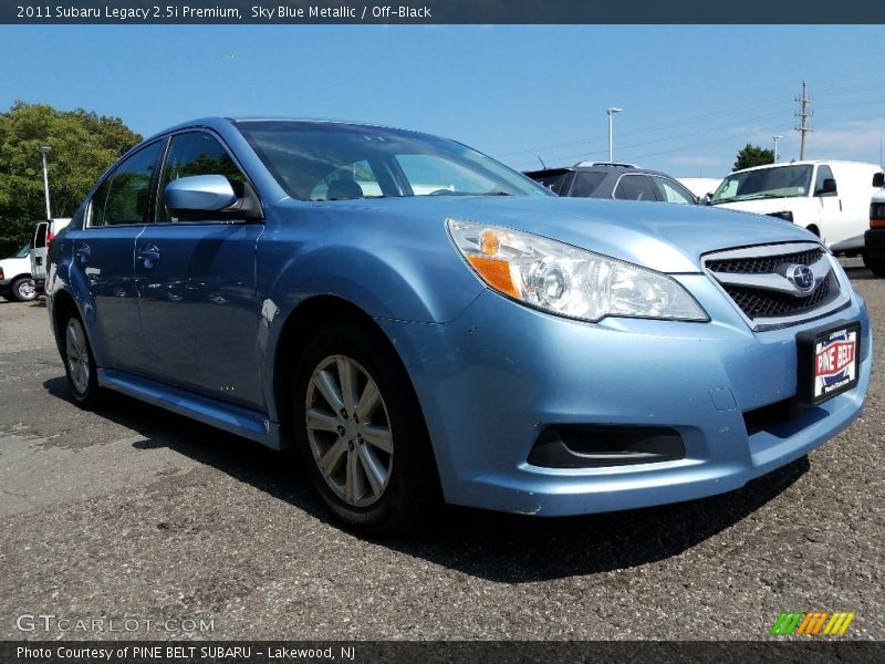 Sky Blue Metallic / Off-Black 2011 Subaru Legacy 2.5i Premium