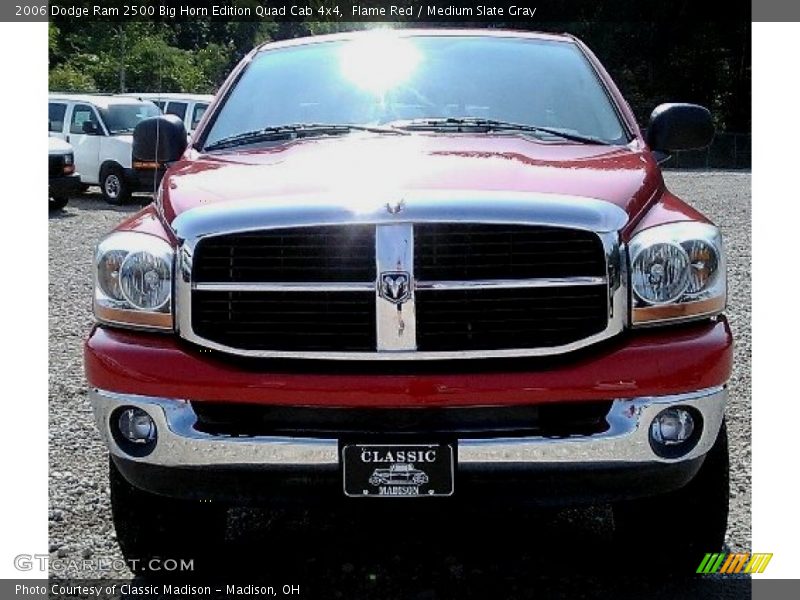 Flame Red / Medium Slate Gray 2006 Dodge Ram 2500 Big Horn Edition Quad Cab 4x4