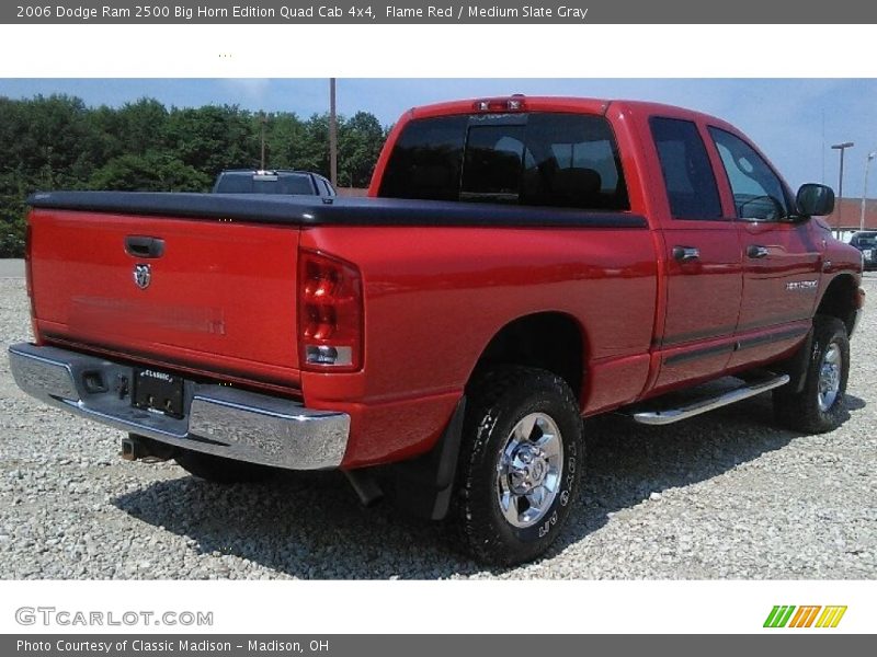 Flame Red / Medium Slate Gray 2006 Dodge Ram 2500 Big Horn Edition Quad Cab 4x4
