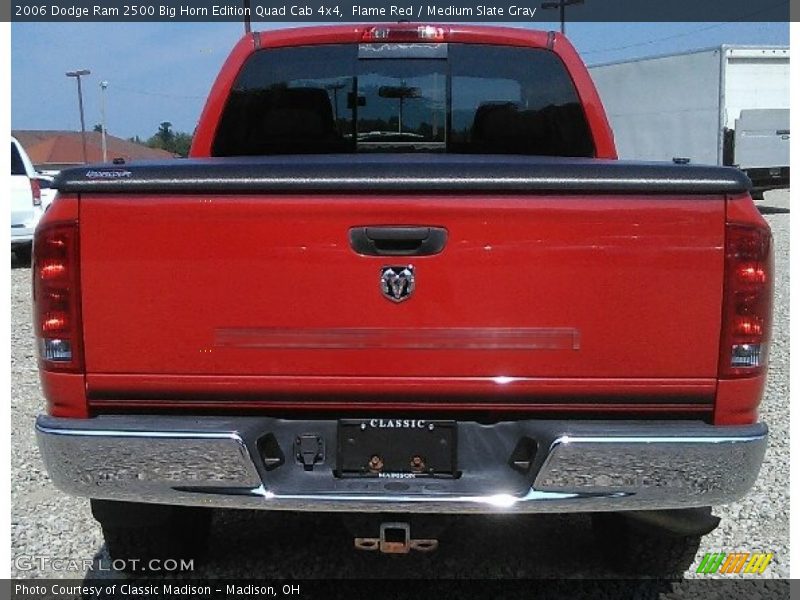 Flame Red / Medium Slate Gray 2006 Dodge Ram 2500 Big Horn Edition Quad Cab 4x4