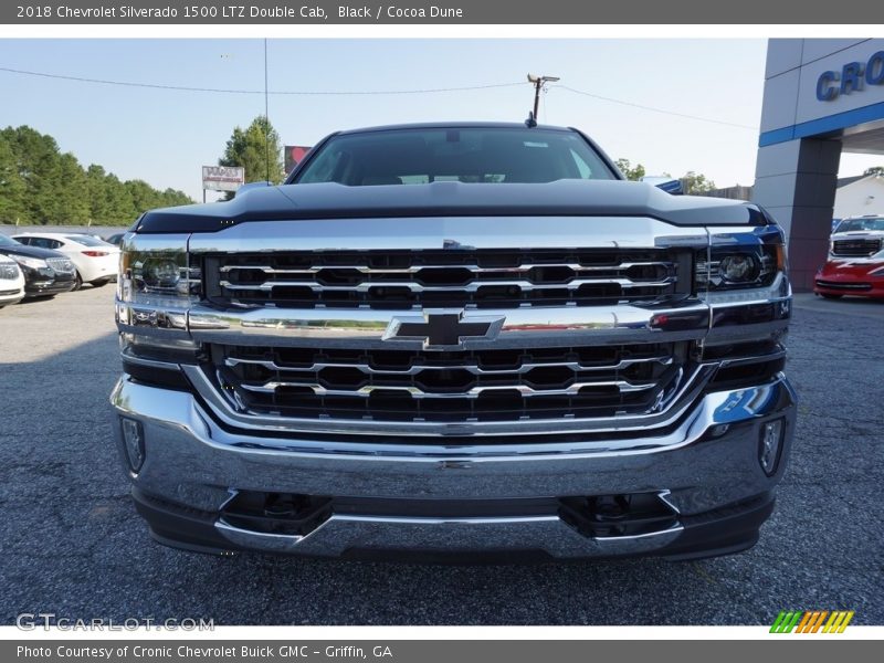 Black / Cocoa Dune 2018 Chevrolet Silverado 1500 LTZ Double Cab