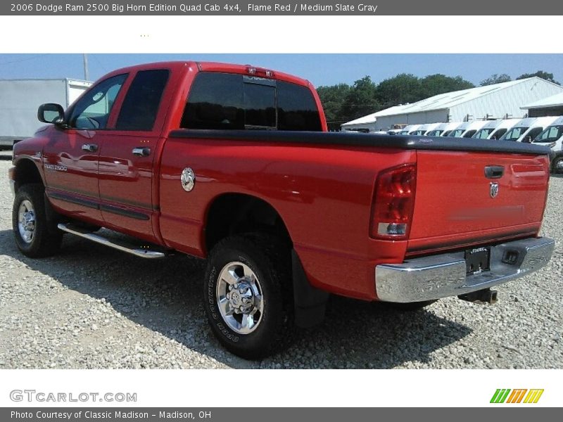 Flame Red / Medium Slate Gray 2006 Dodge Ram 2500 Big Horn Edition Quad Cab 4x4