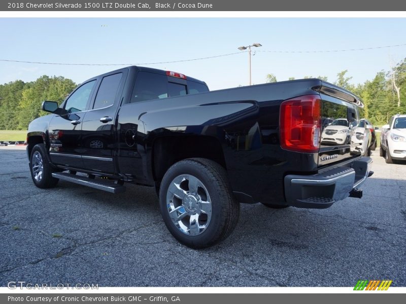 Black / Cocoa Dune 2018 Chevrolet Silverado 1500 LTZ Double Cab