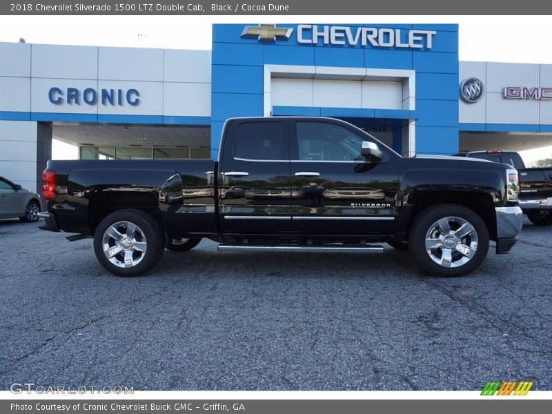 Black / Cocoa Dune 2018 Chevrolet Silverado 1500 LTZ Double Cab