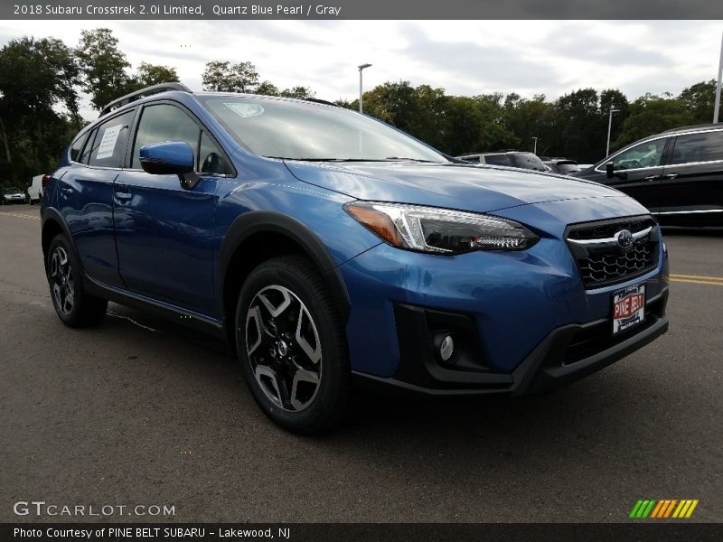 Quartz Blue Pearl / Gray 2018 Subaru Crosstrek 2.0i Limited